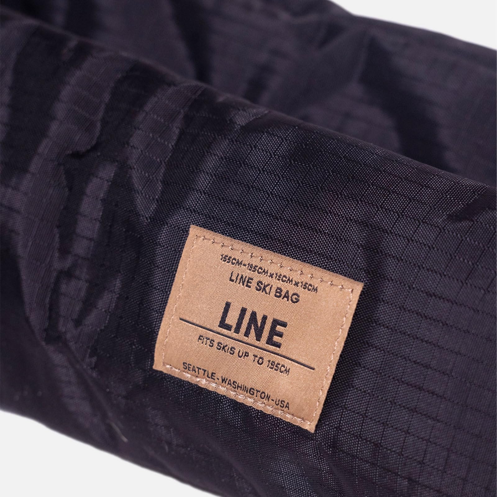 LINE Sac de transport pour skis | Housse de ski rembourrée et réglable pour les voyages avec sangles de compression et plusieurs options de transport