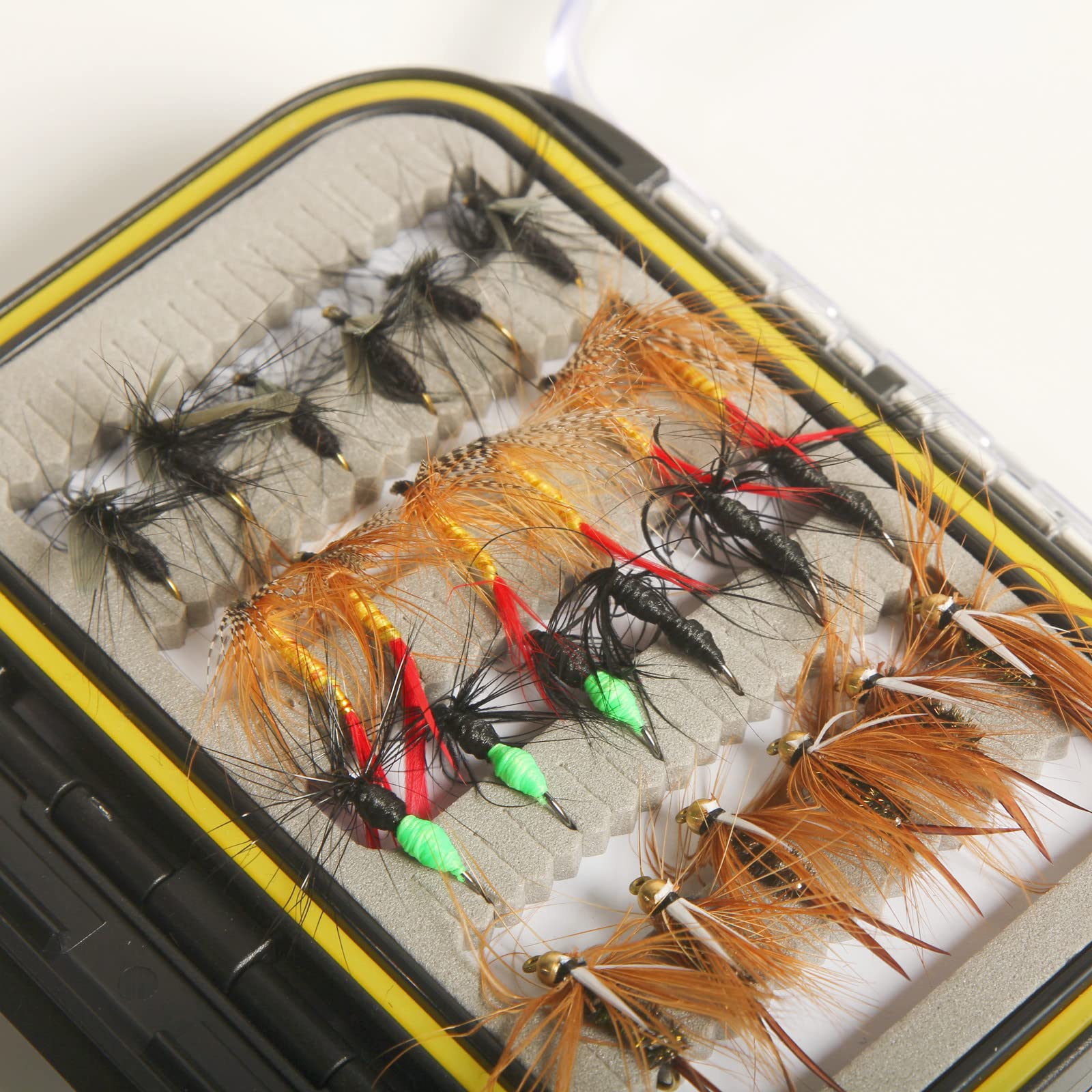 Amazon.co.jp: ANGLER DREAM フライフィッシングフライ アソートキット