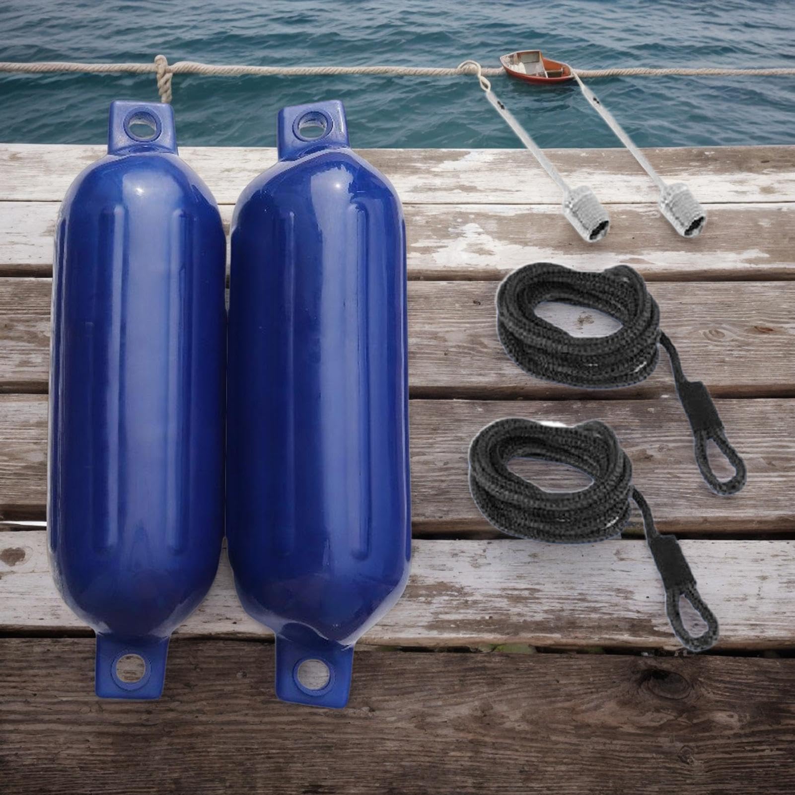 Paracolmi per Barca per Attracco 2 Pezzi Cuscini Gonfiabili Di Ormeggio