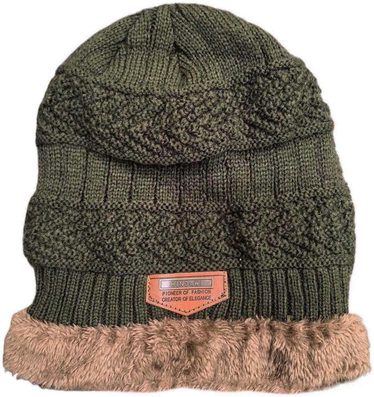 Winter Beanie Hat for Boys Girls (5-14 Years) Slouchy Beanie Windproof Warm Knit Kids Skull Cap - Image 2