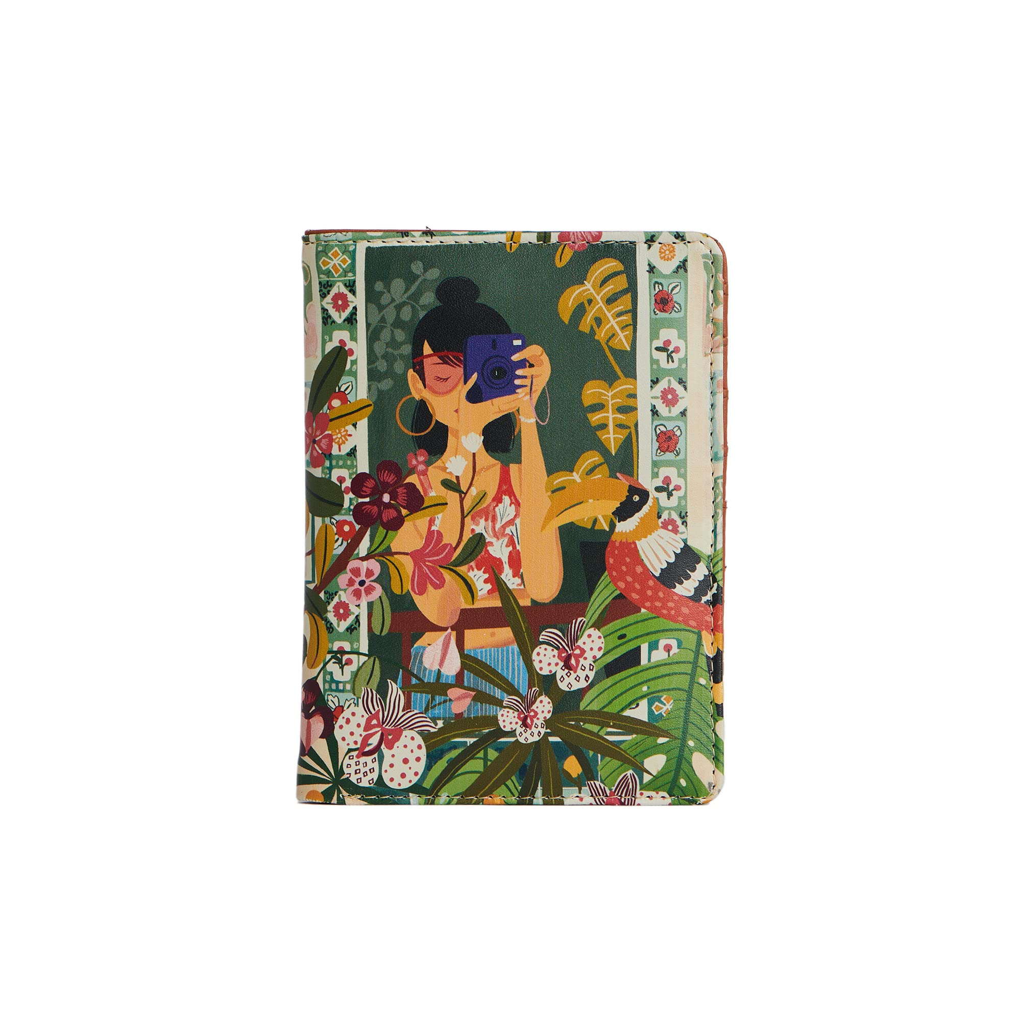 chumbak Passport Holder for Women | Vegan Leather Travel Accessories, Card Holder for Debit,Credit,ATM,Aadhar,PAN | Stylish Document Organizer Pouch for Ladies-picture-2
