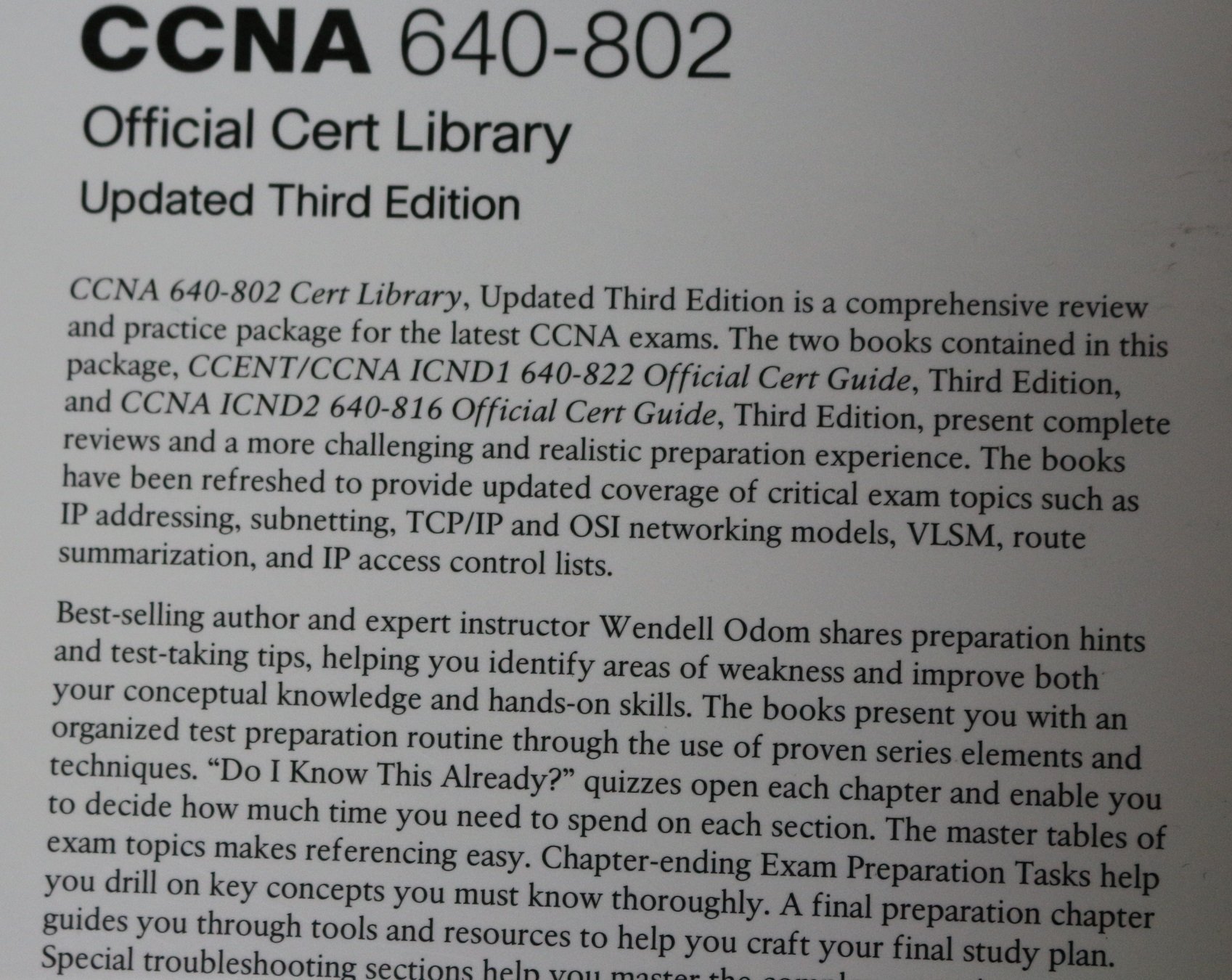 CCNA 640-802 Official Cert Library, Simulator Edition, Updated