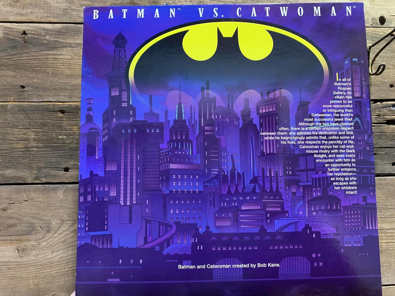 Legends of Batman BATMAN vs CATWOMAN 12" Action Figures (1996 Hasbro)