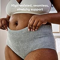 Vista 2 de Frida Mom Women's Postpartum Underwear for C-Section Recovery, Disposable High Waist, Seamless with Stretchy Support, Postpartum Essentials