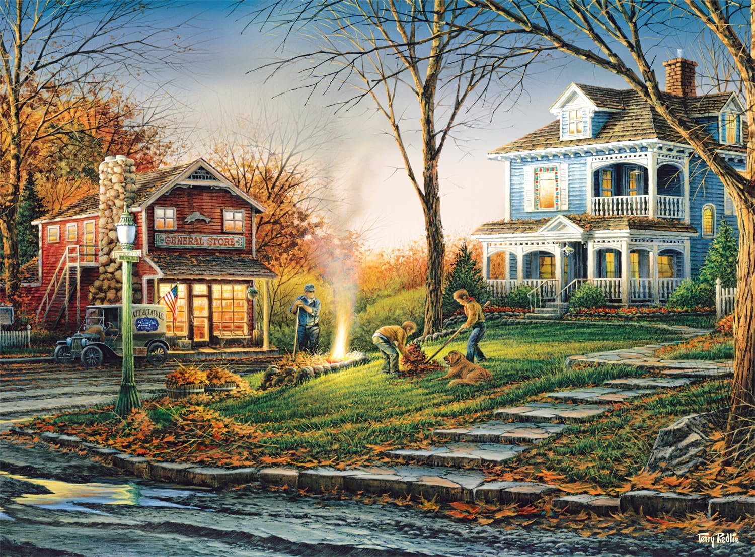Buffalo Games – Terry Redlin - Aroma of Fall - 1000 Piece Jigsaw Puzzle - Festive Puzzle for Adults – Precision-Cut Pieces, Autumn Artwork and Hours of Relaxing Fun