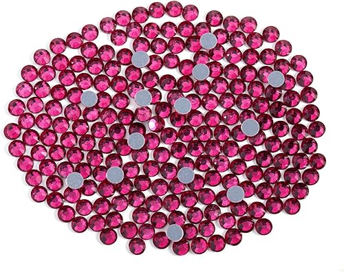 Vista 198 de 6000 diamantes de imitación termoadhesivos a granel, diamantes de imitación azules para ropa de manualidades, cristales termoadhesivos