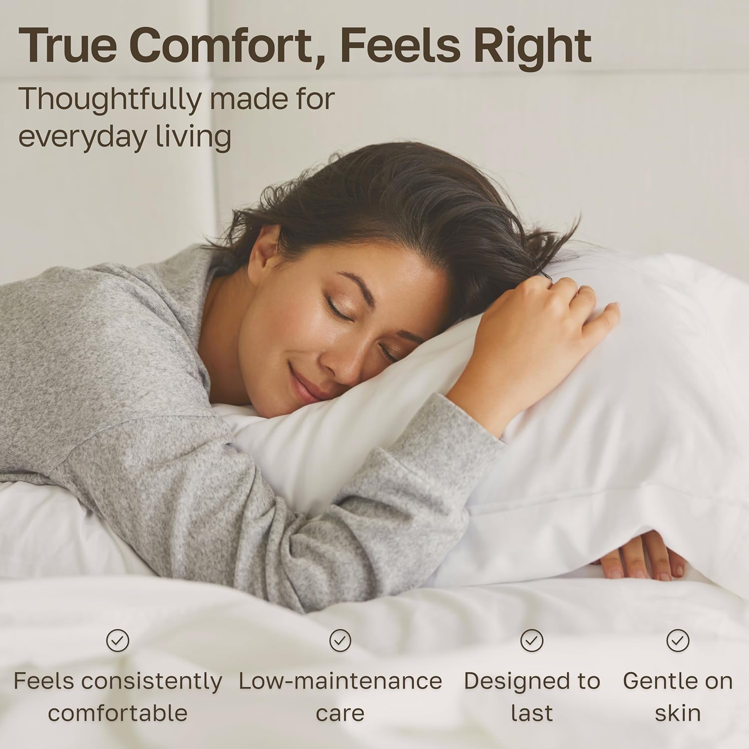 California Design Den Deep Pocket Twin Sheets Set - Luxury 600 Thread Count 100% Cotton Sateen, Twin Sheet Set with All Around Elastic for a Snug Fit, Hotel Quality Bedding - White - Image 5