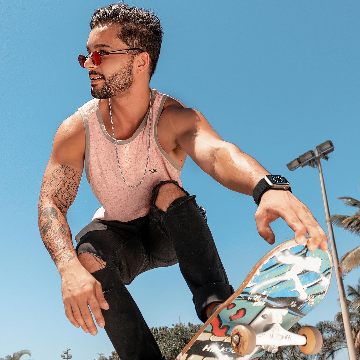 6 Pack Braided Stretchy Solo Loop Compatible with Apple Watch Bands 40mm 38mm 44mm 45mm 41mm 42mm 46mm 49mm for Women Men, Adjustable Nylo Sport Bands for iWatch Series 10 9 Ultra 8 7 6 5 4 SE