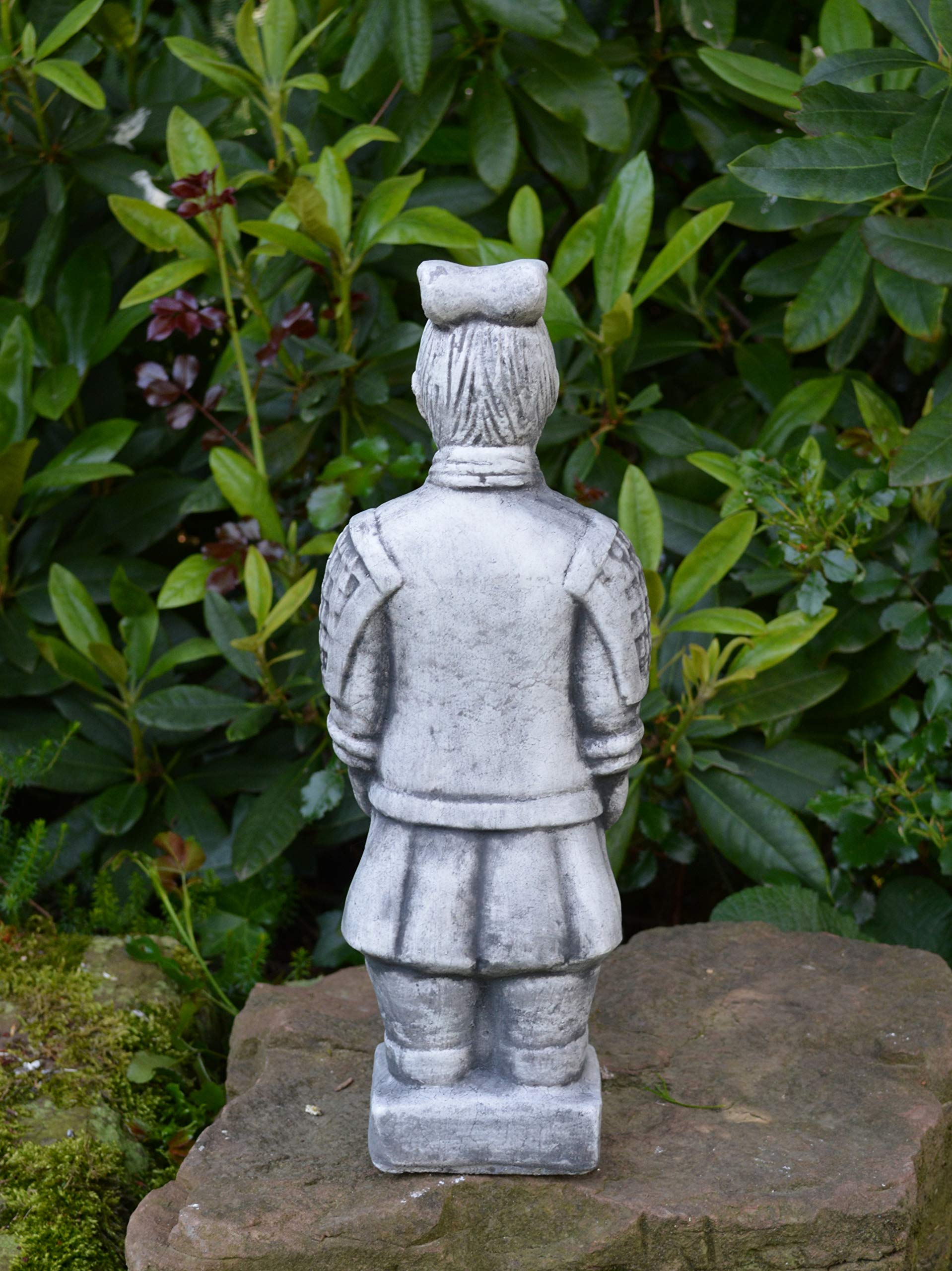 Terrakotta-Krieger Statue - Frostsichere Steinfiguren Für Den Garten, 61 Cm Hoch, 17 Kg, Aus Steinguss