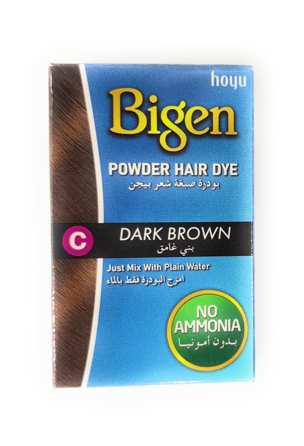 Powder Hair Dye (Dark Brown C, 6g)