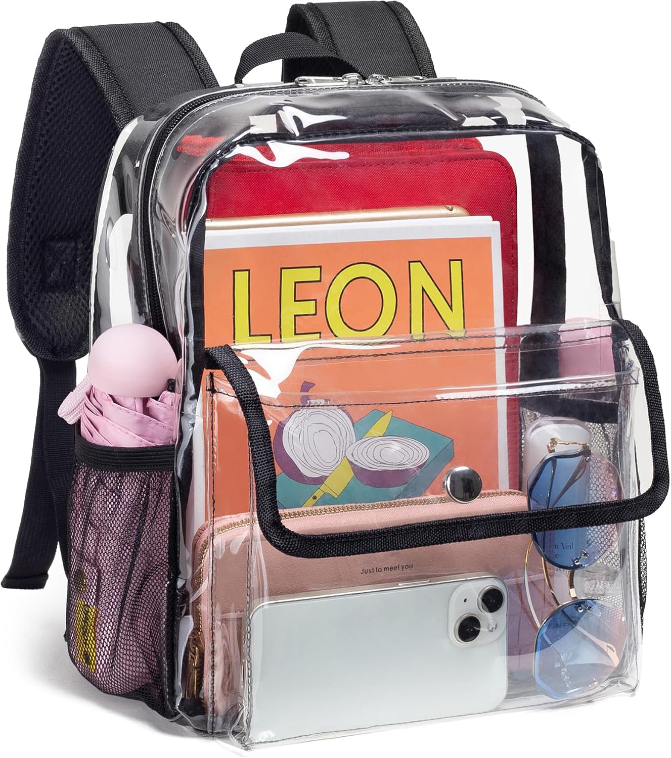 Vorspack Clear Backpack Stadium Approved Clear Mini