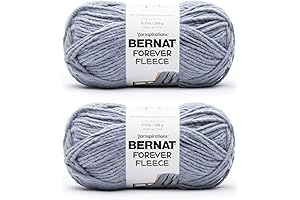 Bernat Forever Super Bulky Fleece Juniper Yarn: Soft and Cozy for Luxurious Projects
