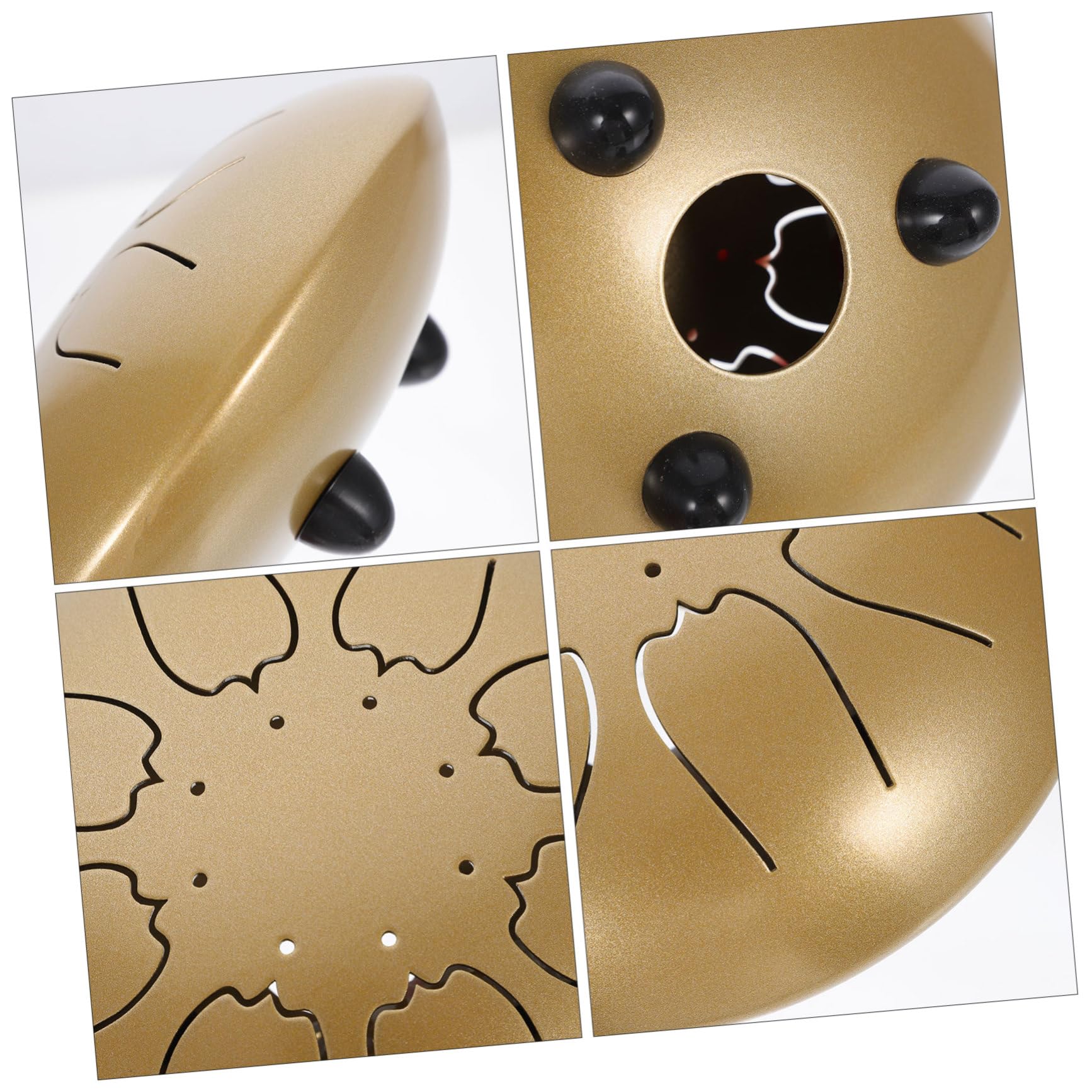 UKCOCO Tamburo Toni Manuale Scala per Batteria Elegante Bacchette Portatili Strumento Musicale Creativo Adatto per Educazione Musicale e Relax