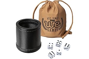 WE Games Dice Cups Leather Set: Unleash Your Gaming Precision