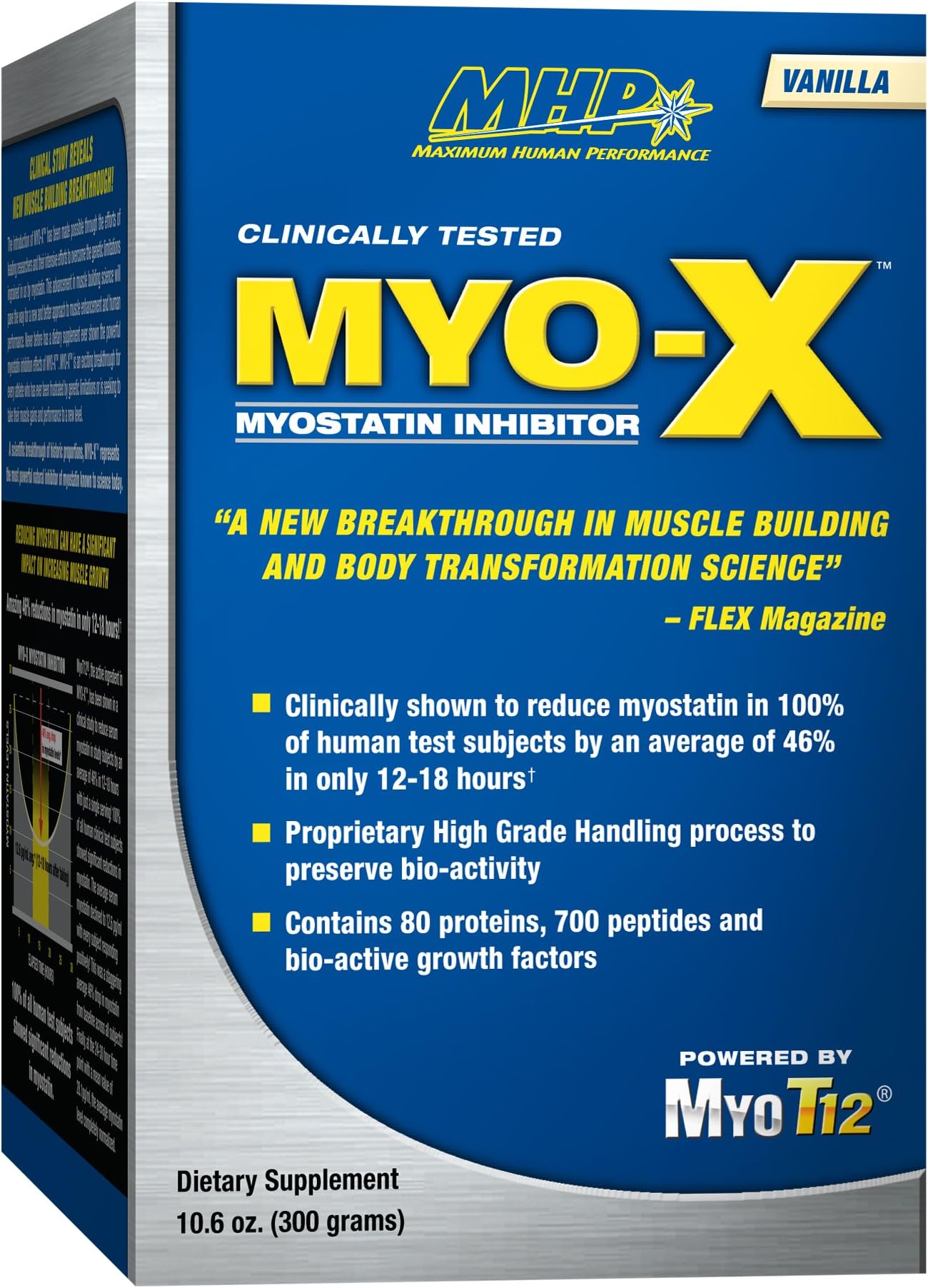 MHP MYO-X Myostatin Inhibitor, Vanilla, 300 Gram