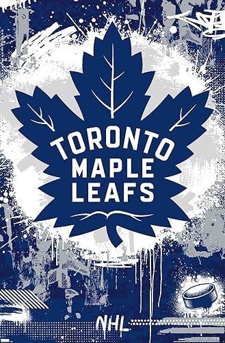 Trends International NHL Toronto Maple Leafs - Póster de pared con logotipo Maximalist 23