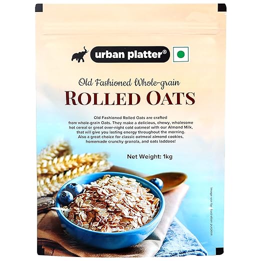 Urban Platter Rolled Oats, 1kg [Fiber Rich, Natural Goodness]