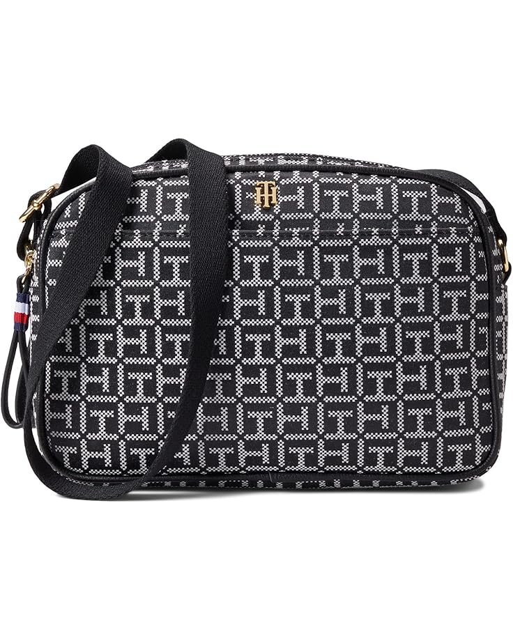 Tommy Hilfiger Cynthia Camera Crossbody Square Monogram Jacquard 6pm