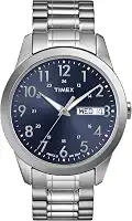 Relógio masculino Timex South Street Sport, aço inoxidável, 36 mm