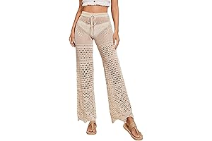 Women's Crochet Beach Pants