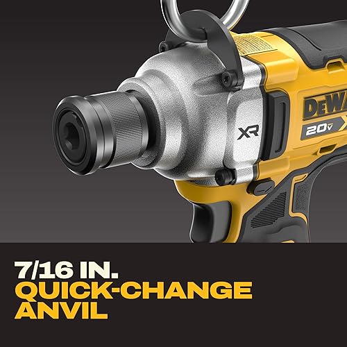 Miniatura 7 de DEWALT Llave de Impacto 20V MAX XR Inalámbrica de 716 pulgadas Sin Escobillas, Selección de Velocidad de 4 Modos Incluyendo Tornillo de Madera, Solo