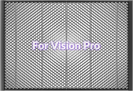 Honeycomb Laser Bed Accessory for WeCreat Vision Pro Laser Engraver and Cutter Machine, 21.34" x 14.72" x 0.67" Aluminum Panel, Best for Tiny Projects, for Heat Dissipation and Cleaner Cutting