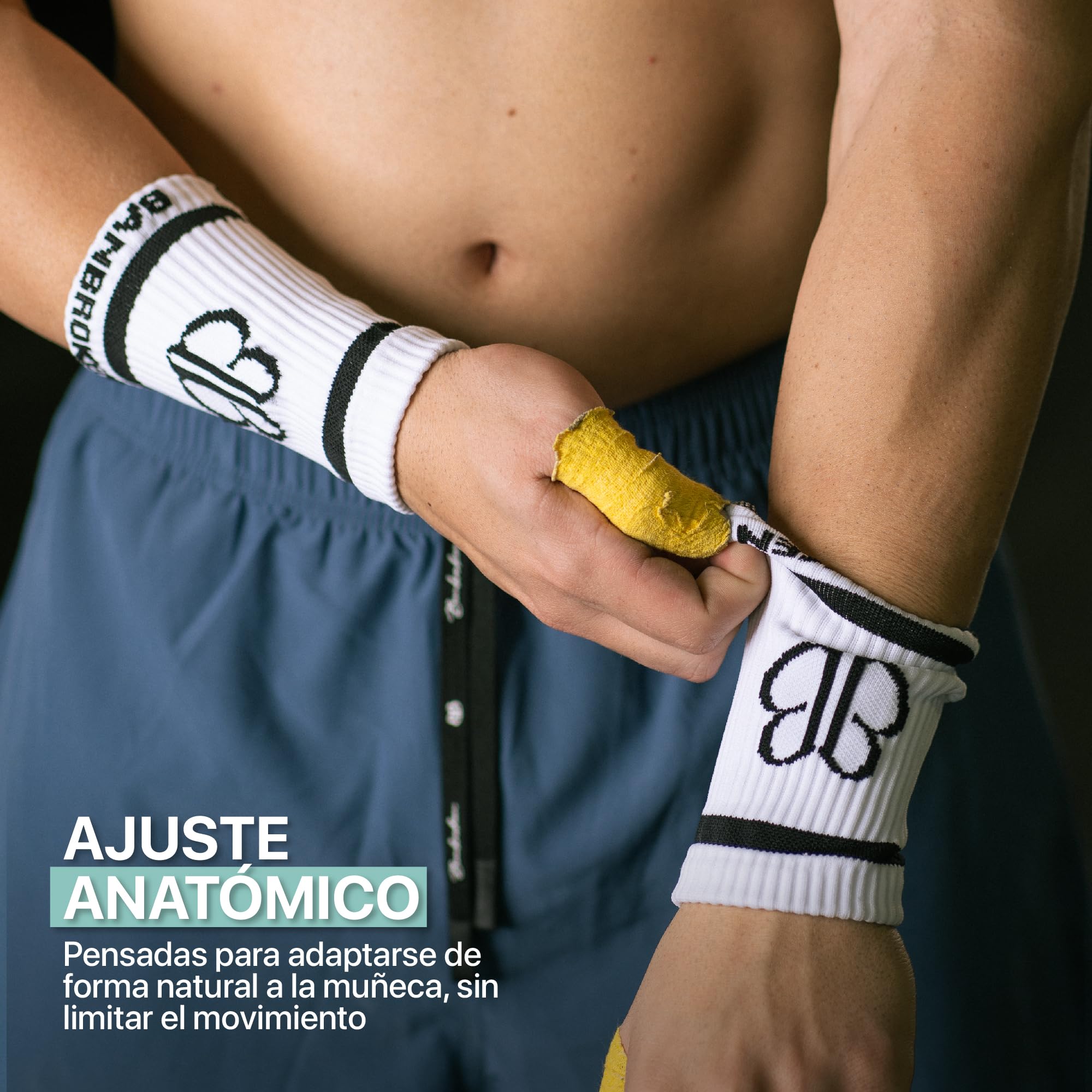 Lot De 2 Bracelets De Compression Sport – Absorbe La Transpiration, Unisexe, Pour Tennis, CrossFit, Fitness