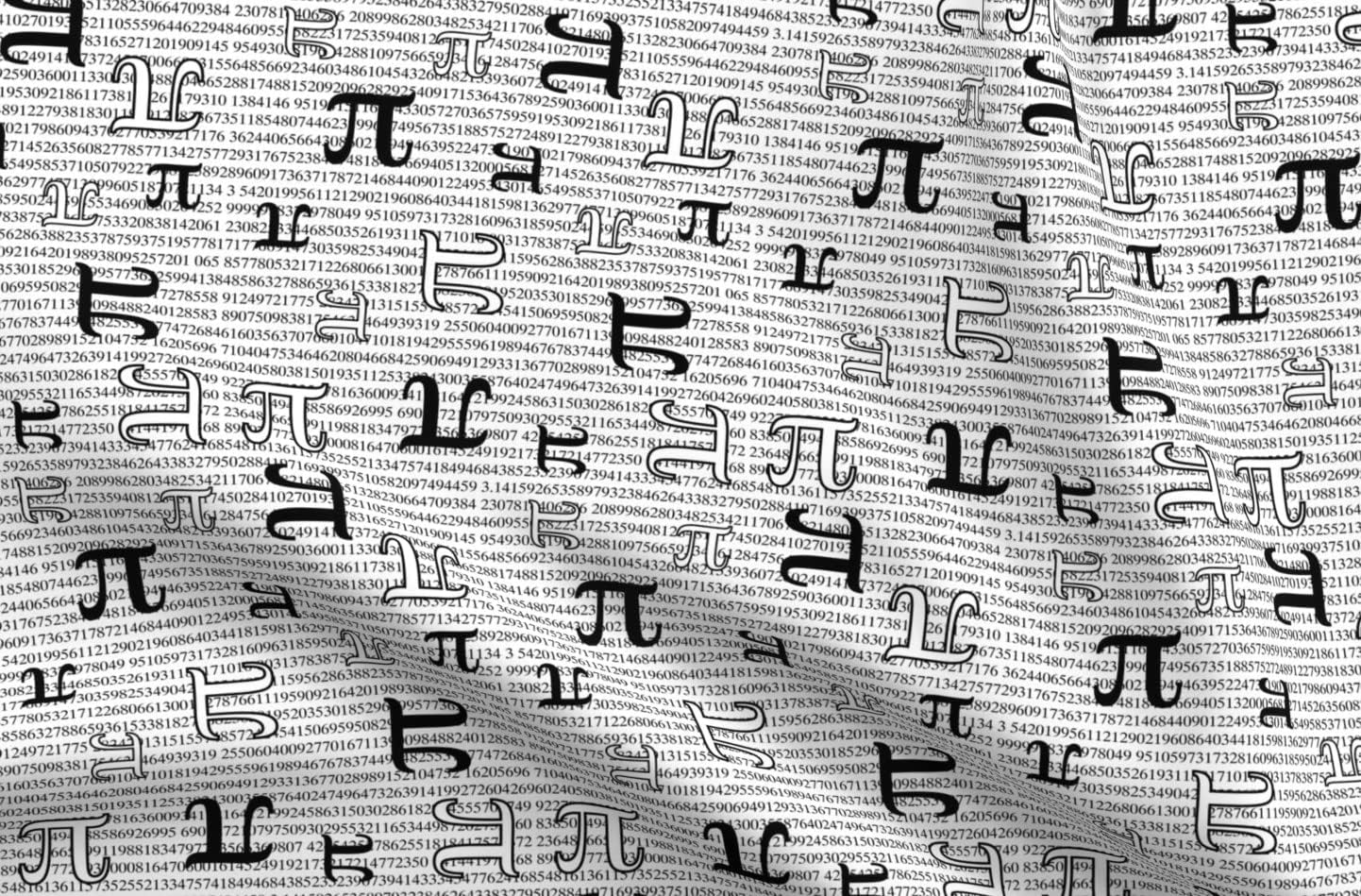 Spoonflower Fabric - Pi Square Math Mathematics Nerd Nerdy Geek Printed on Polartec(R) Fleece Fabric by The Yard - Sewing Blankets Loungewear and No-Sew Projects