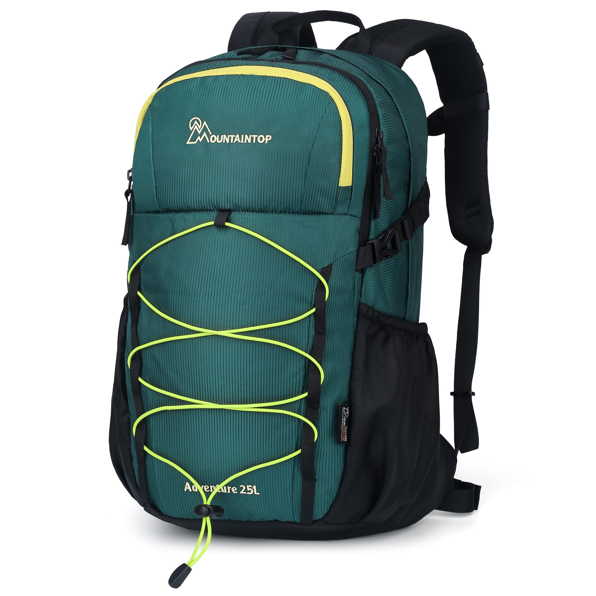 MOUNTAINTOP Zaino da trekking, 25 l, zaino da campeggio, unisex, zaino da escursionismo, zaino leggero da viaggio, per campeggio, arrampicata, sci, ciclismo