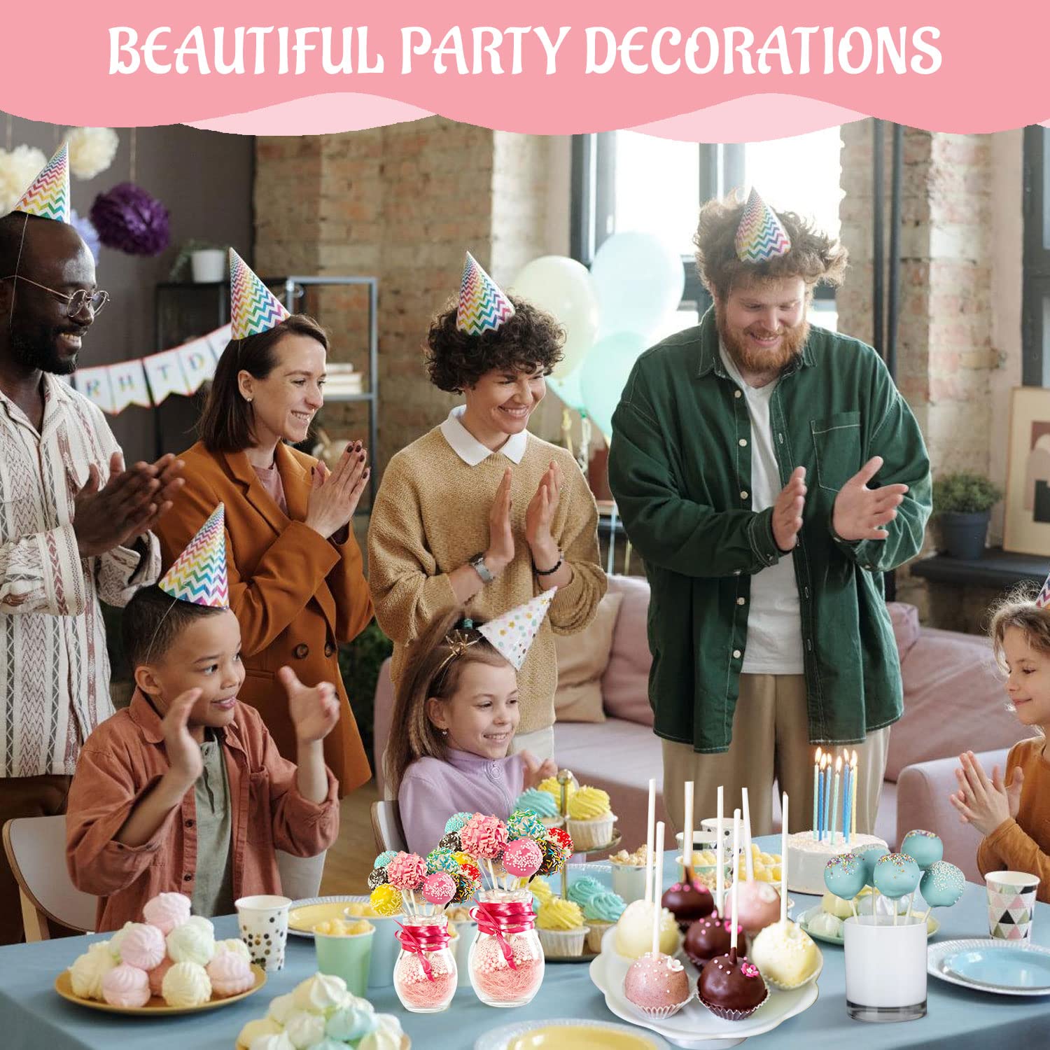 600 Pezzi Set Per Cake Pops - Bastoncini, Sacchetti E Fili | Per Feste, Matrimoni E Decorazioni