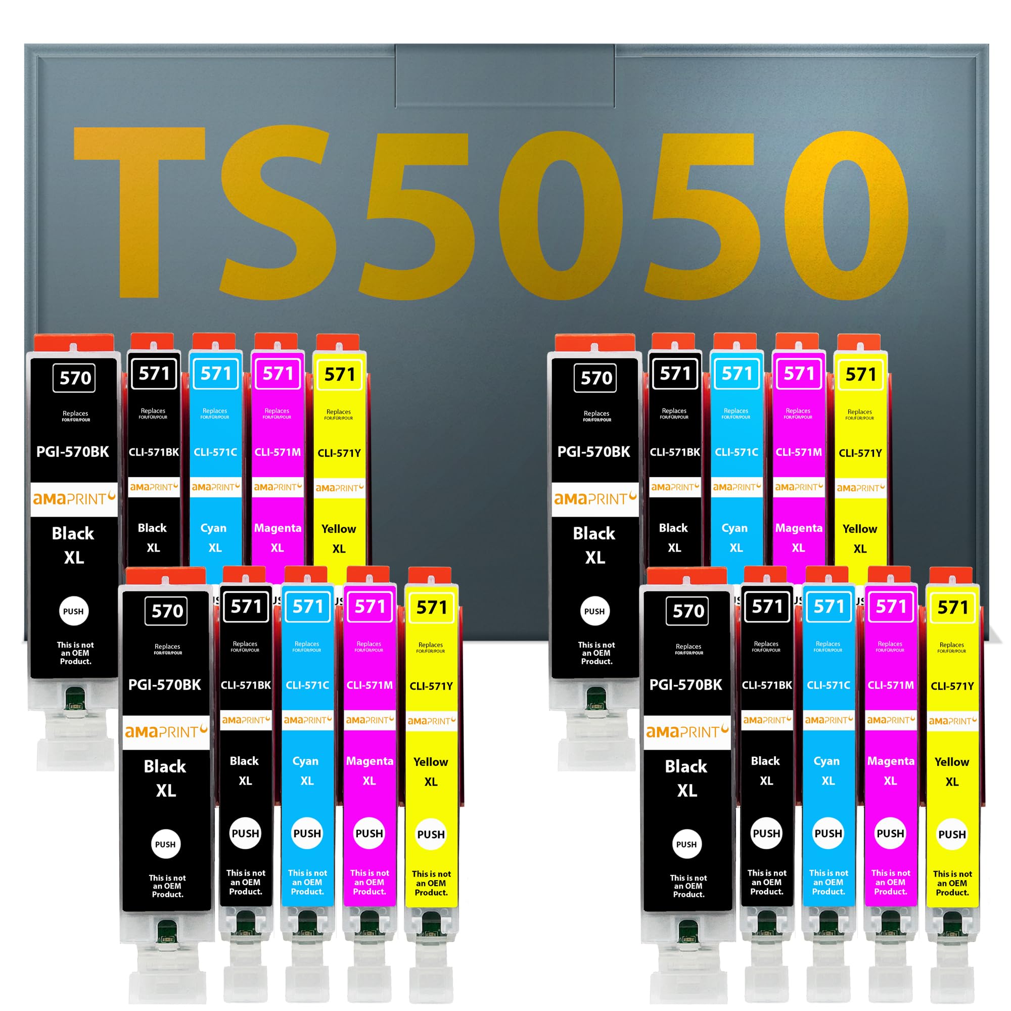 Cartucce Canon 540 541 Xl BLUE SWAN Kit Di Ricarica Inchiostro 550ml Compatibile Con Cartucce Canon 100-400 - Foto 9