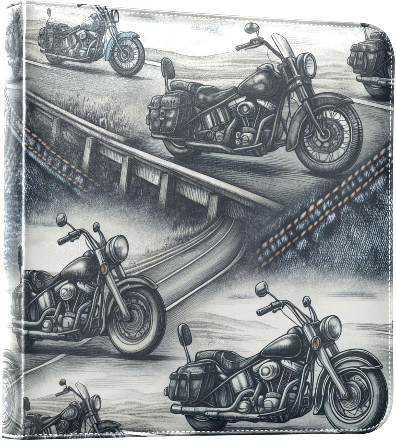 Kigai High Way Motorcycles フォトアルバム 4x6 写真 - 大容量アルバムブックカバー 家族 結婚 記念