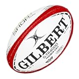 World Rugby Shop X Gilbert G-TR4000 Rugby Ball - Adult and Youth Sizes 3, 4, and 5 - Hand Stitched - 3 Ply Construction