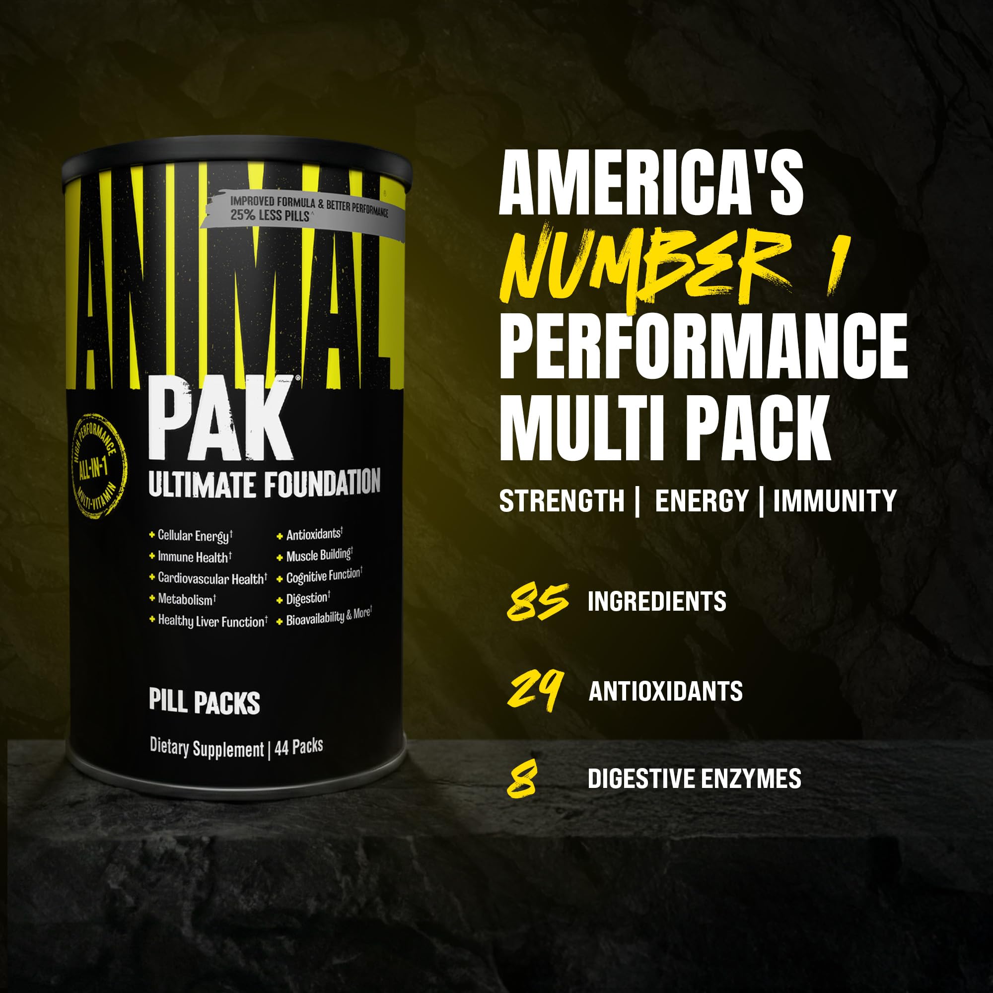 Amazon.com: Animal Pak Daily Multivitamin for Men & Women | All-in