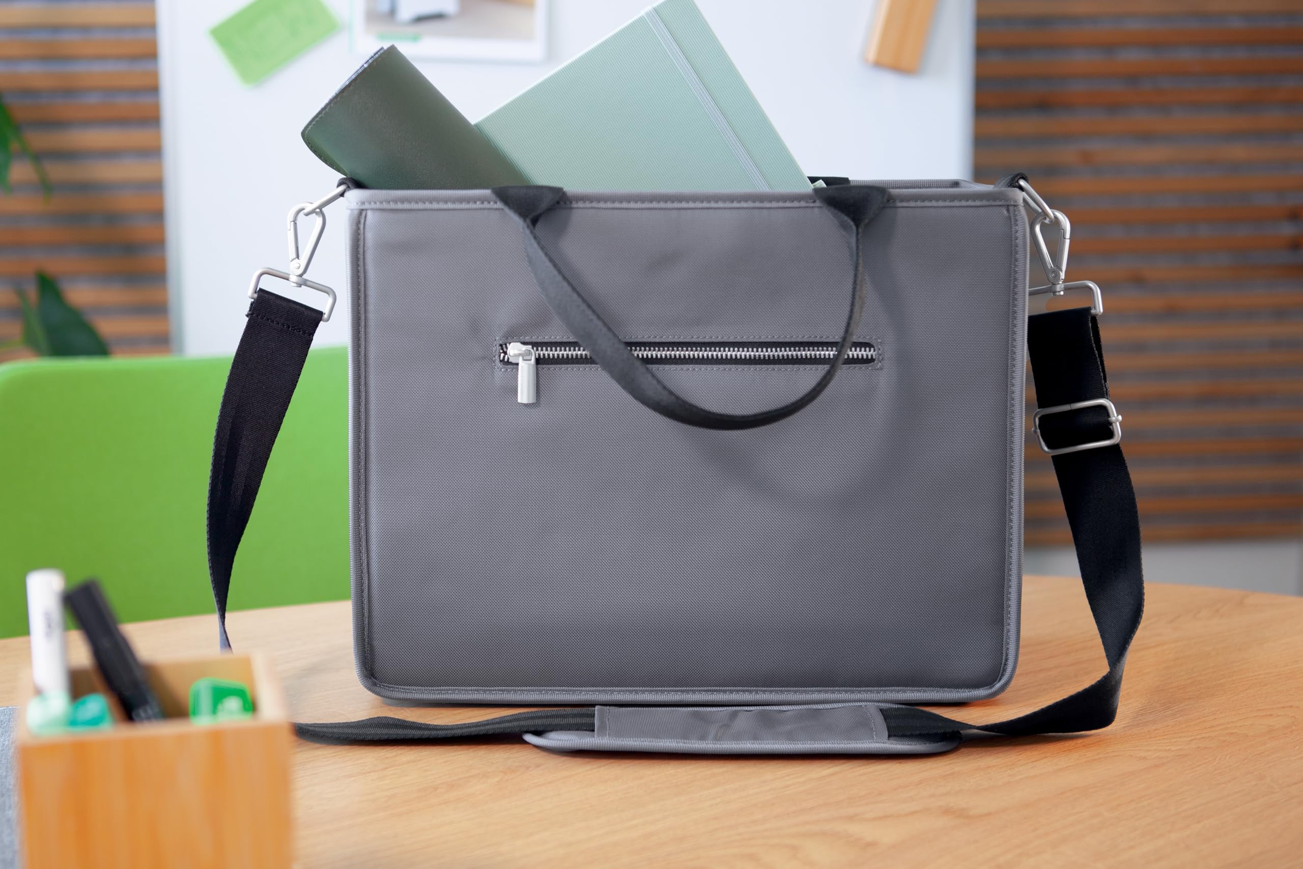 Sigel BA412 Desk Sharing Bag Premium, Organizer für mobiles Arbeiten