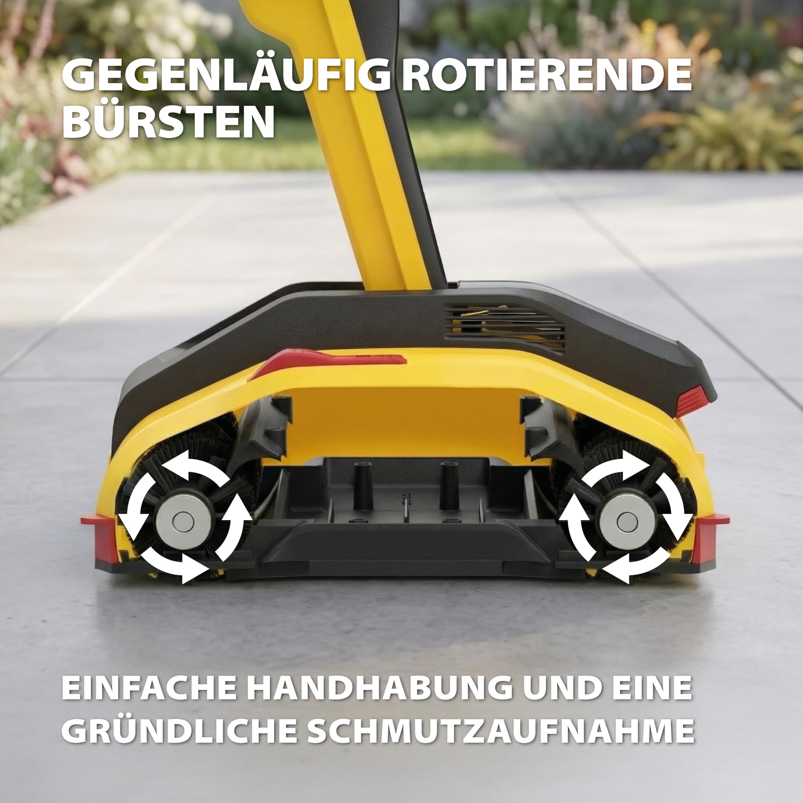 WAGNER Multifunktions-Terrassenreiniger Levaro Powerbrush 18V (Akku und Ladegerät sind nicht im Lieferumfang enthalten) - für die unkomplizierte Unterhaltsreinigung von Außenbereichen