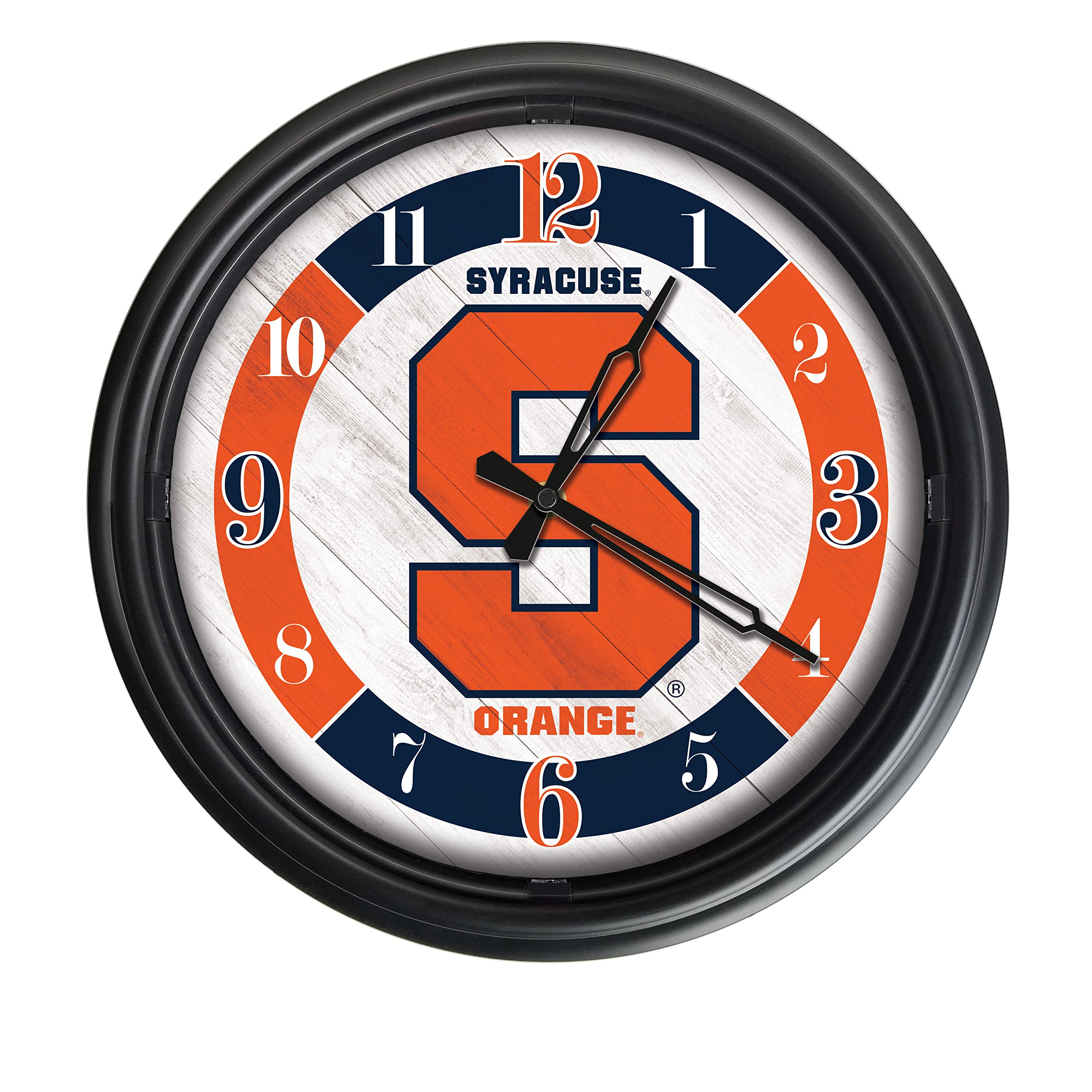 Holland Bar Stool Co. Syracuse University Indoor/Outdoor LED Wall Clock