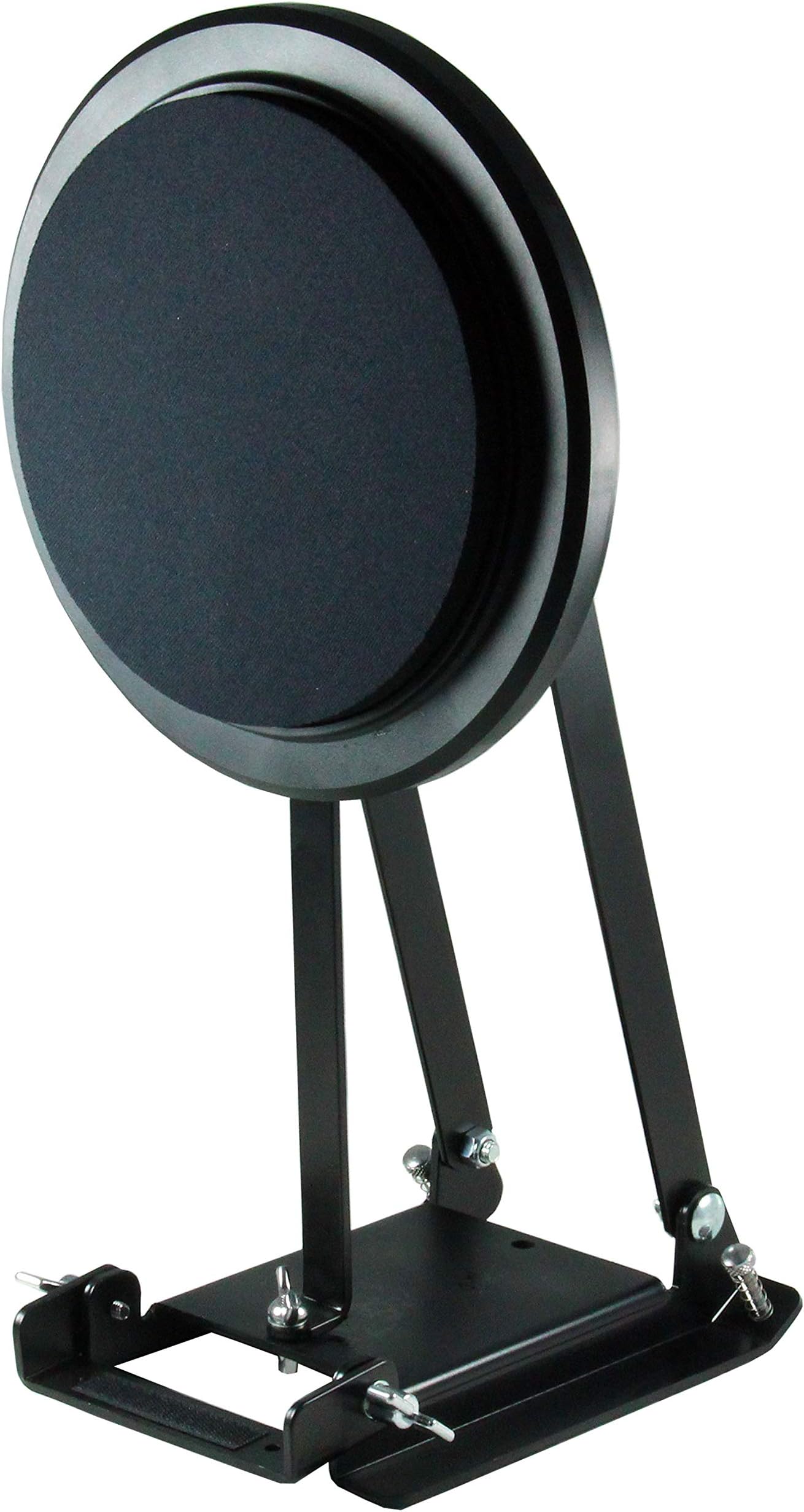 LOW-NOISE BASS DRUM PRACTICE PAD - 10" Drum Kick Pad For Training - Bass Pedal Pad For Natural Rebound Feel - Real Feel High-Density Rubber - DRUMTOP 1000