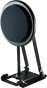 LOW-NOISE BASS DRUM PRACTICE PAD - 10" Drum Kick Pad For Training - Bass Pedal Pad For Natural Rebound Feel - Real Feel High-Density Rubber - DRUMTOP 1000