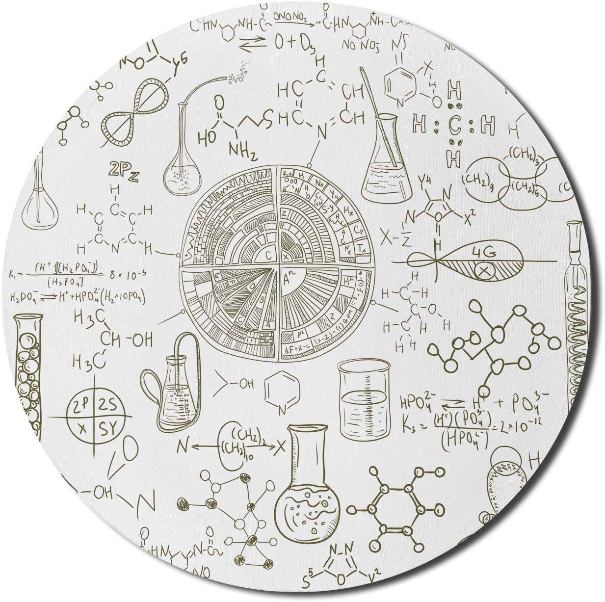 Lunarable Scientific Mouse Pad for Computers, Scientific Theme, Hand