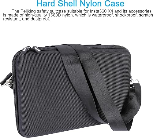 Miniatura 2 de PellKing Estuche rígido impermeable para DJI Osmo Pocket 3 Creator ComboPower Expansion Combo, funda protectora portátil de viaje para bolsillo 3 y