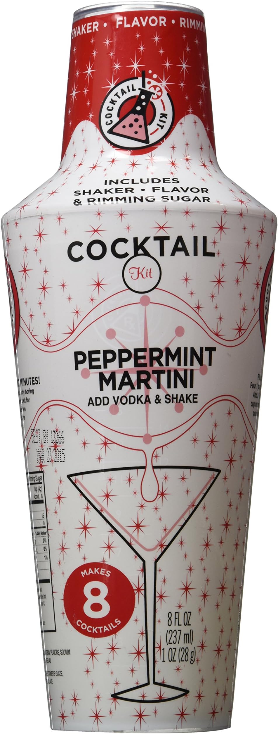 Desert Pepper Trad/Cocktl Shkr Cktl Shkr, Hol Pepprmnt, 8-Ounce (Pack of 3)