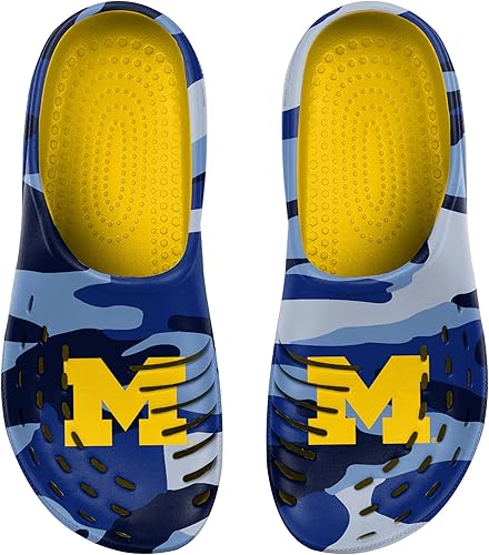 Miniatura 384 de FOCO - Sandalias de agua de jardín con logotipo de equipo de la NFL, para hombre Camuflaje tonal,logotipo grande de bloque