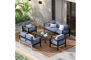 Wisteria Lane Aluminum Patio Furniture Set: Elevate Your Outdoor Oasis