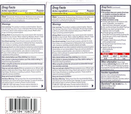 Miniatura 7 de Little Remedies Fiebre infantil y analgésico, sabor natural a bayas, 2 onzas líquidas (paquete de 2)