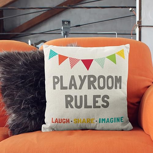 Miniatura 2 de Fundas de almohada para sala de juegos, decoración de sala de juegos, fundas de almohada decorativas de 18 x 18 pulgadas para sala de juegos,