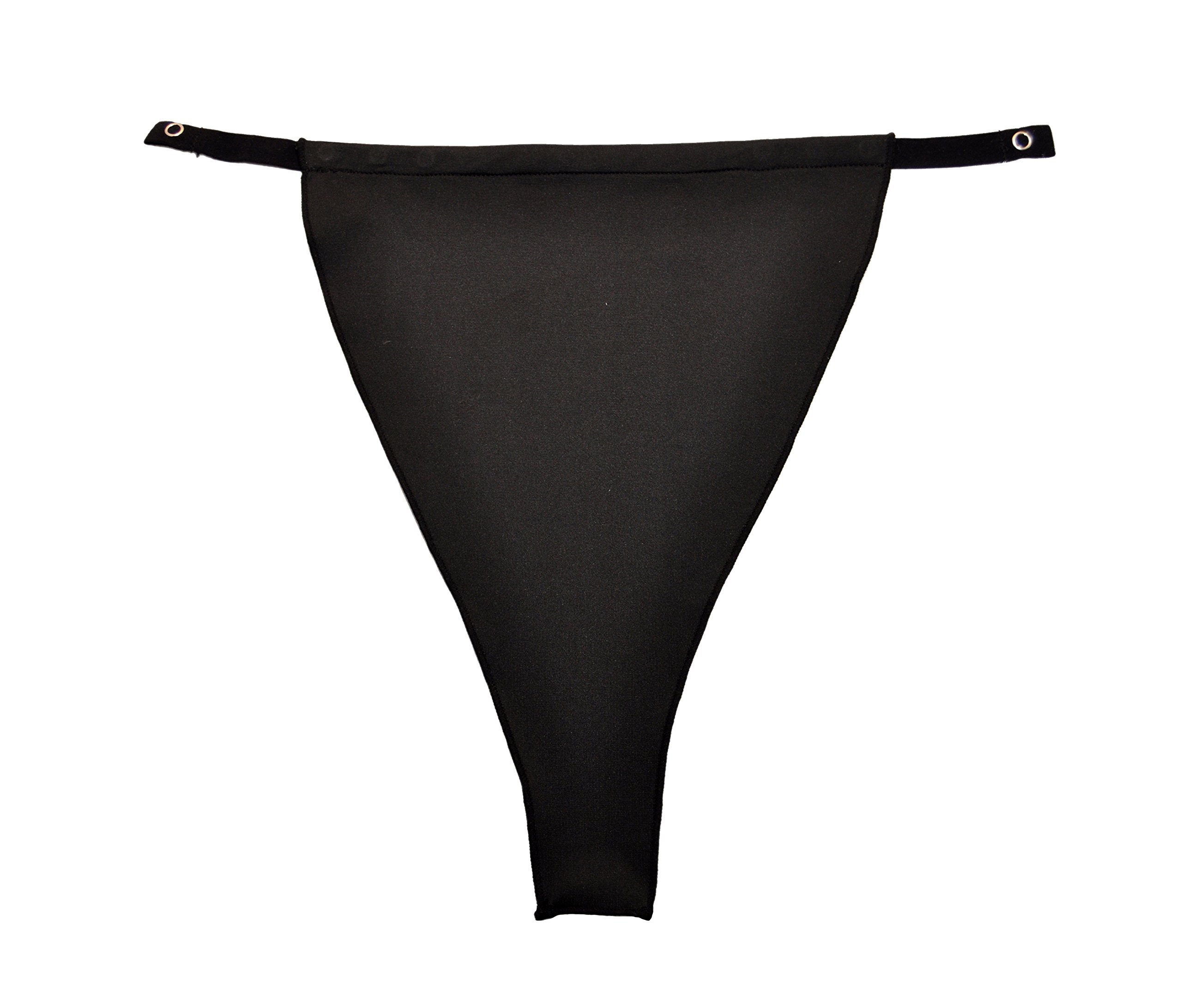 [013] Black - Solid (Single Pack) Snap-to-Bra Mock Camisole - Original Classic.