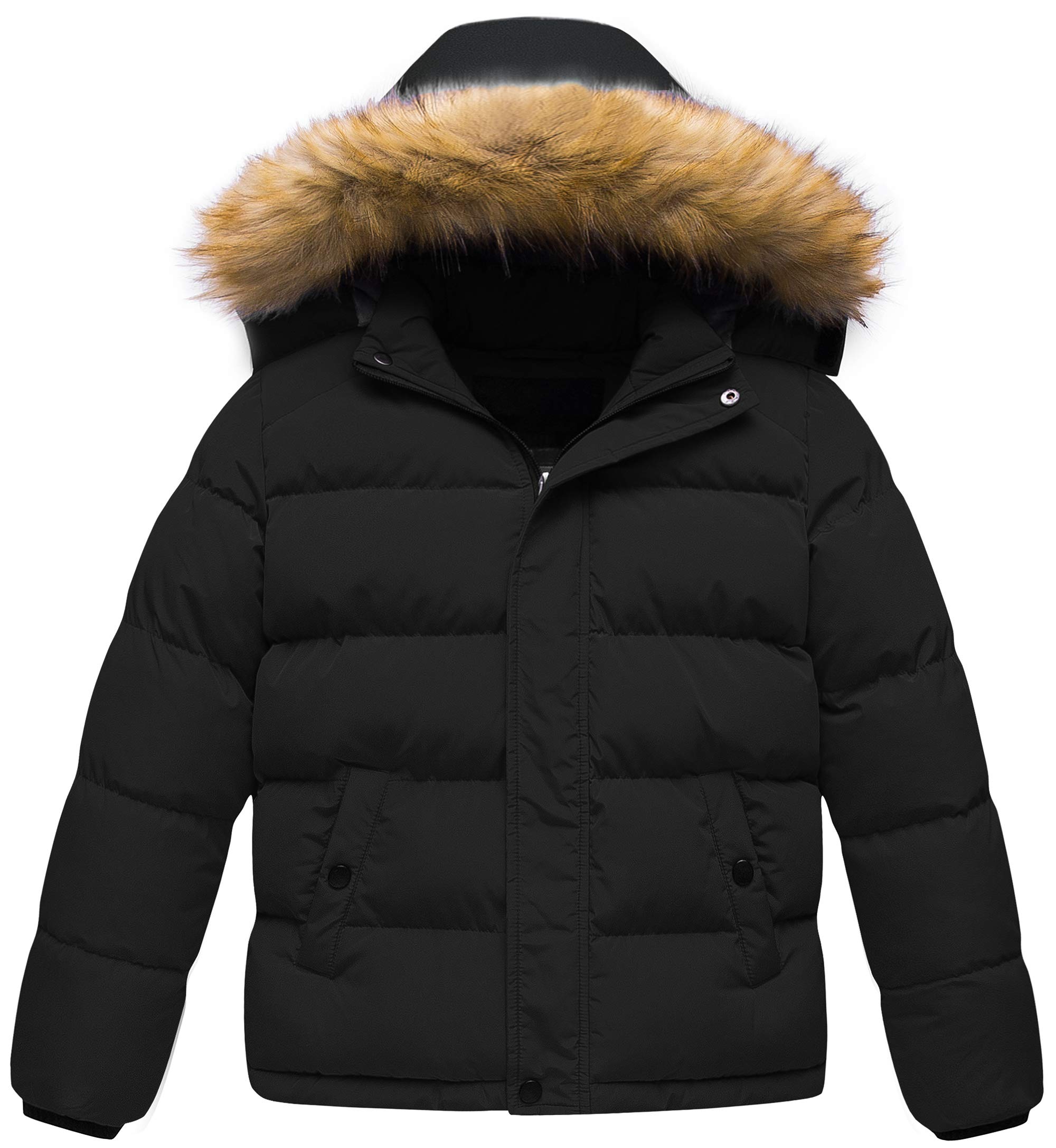 Boy's Water Resistant Winter Coats Warm Fleece Lined Outwear Windbreaker Ski Jacket
