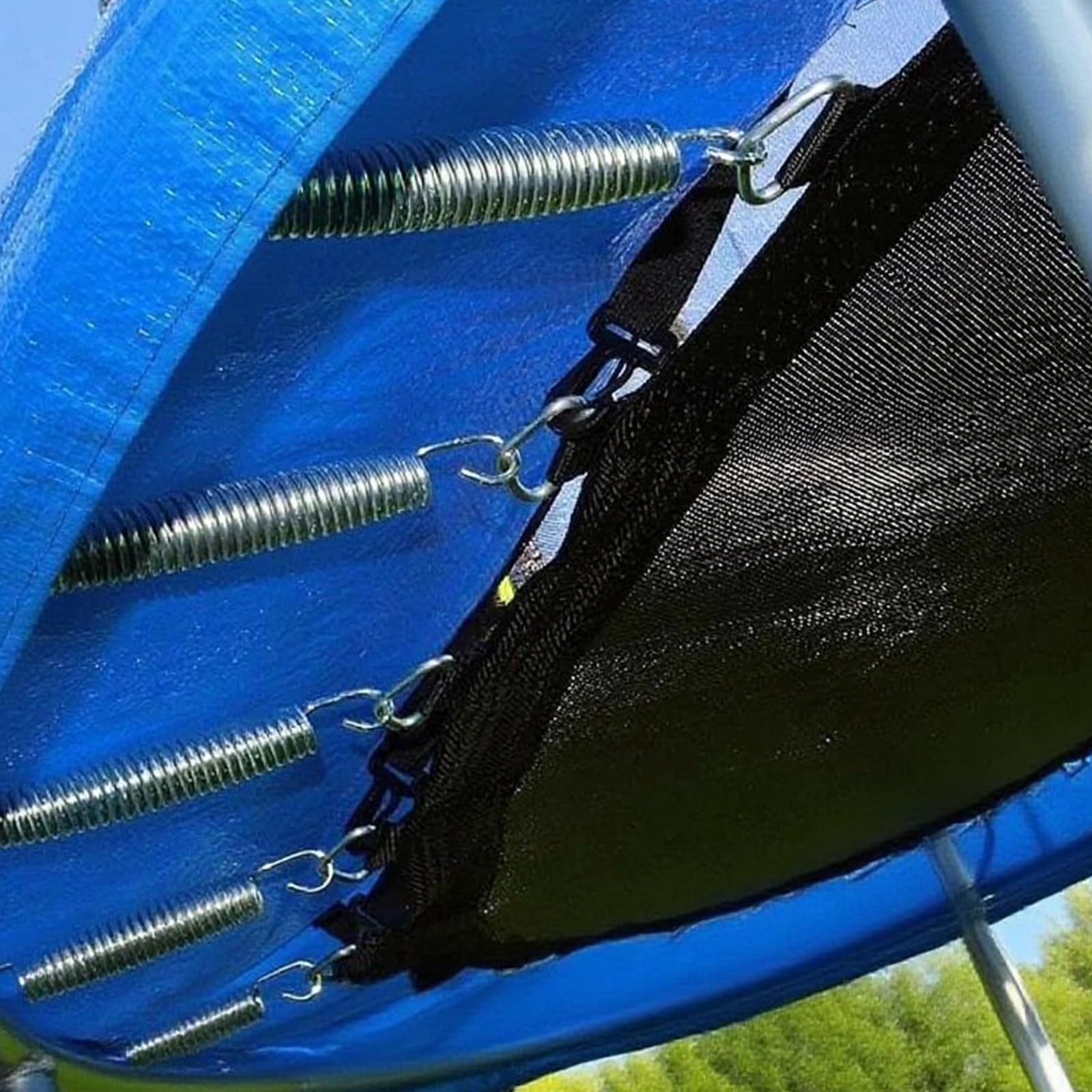25 sztuk spr??yn do trampoliny 14 cm, wytrzyma?e spr??yny spr??ynowe do trampoliny, zestaw spr??yn zapasowych do trampoliny, z hakiem T