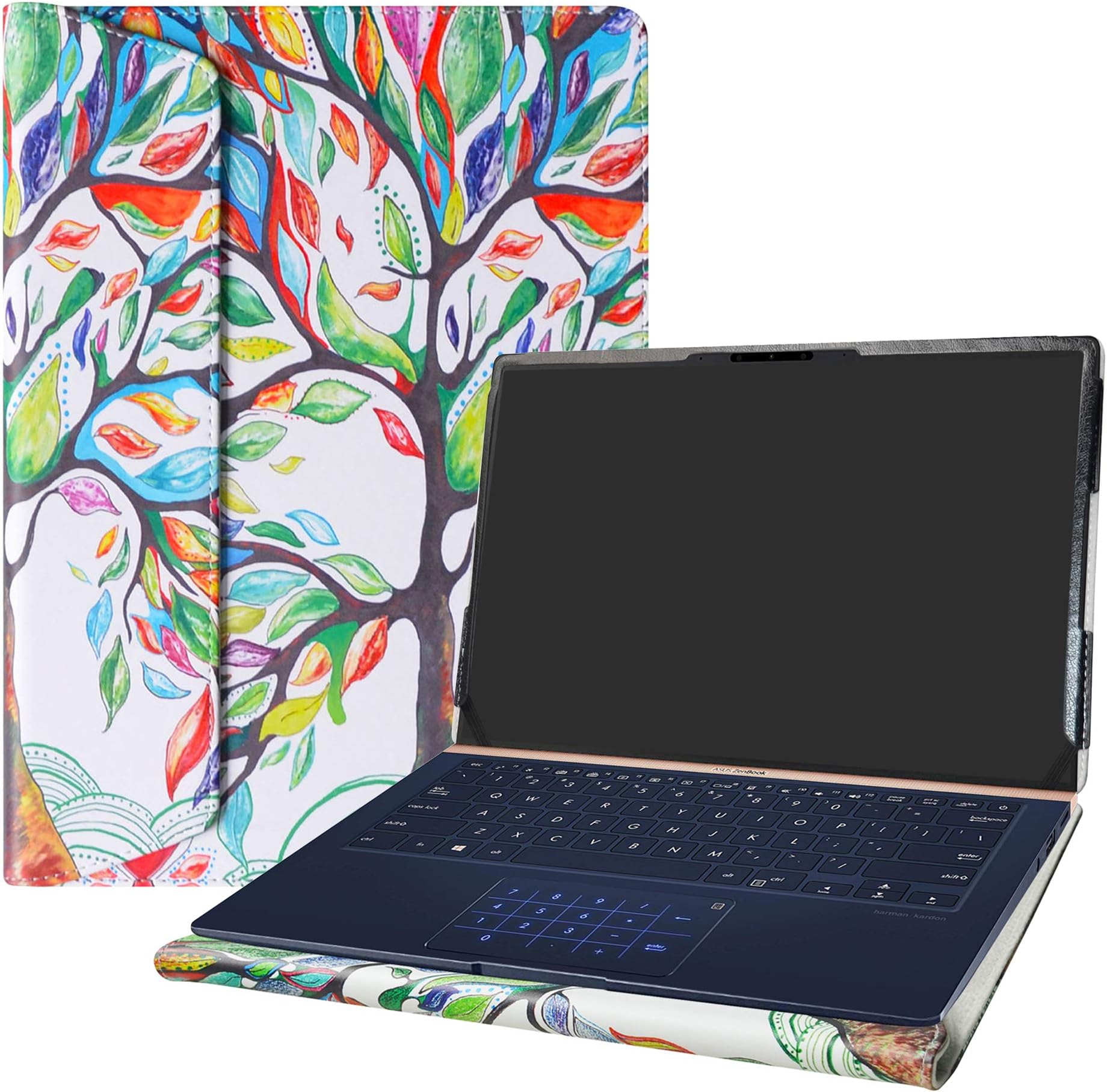 Protective Case for 14" ASUS ZenBook 14 UX433FN UX433FA-DH74/ZenBook 14 UX434FL UX434FL-DB77/ZenBook 14 UX435EG UX435EG-XH74 & Lenovo ideapad S940-14IWL(Not fit ZenBook UX430UA UX431FA),Love Tree